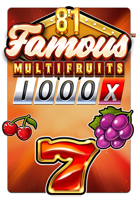 Joacă 81 Famous Multifruits 1000