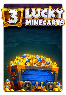 Joacă 3 Lucky Minecarts Hold and Win