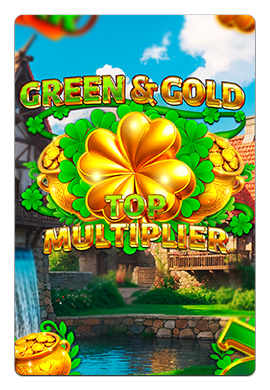 Joacă Green and Gold Top Multiplier