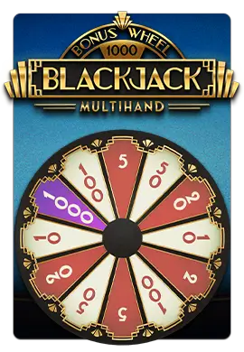 Joacă Blackjack Bonus Wheel 1000 6 deck